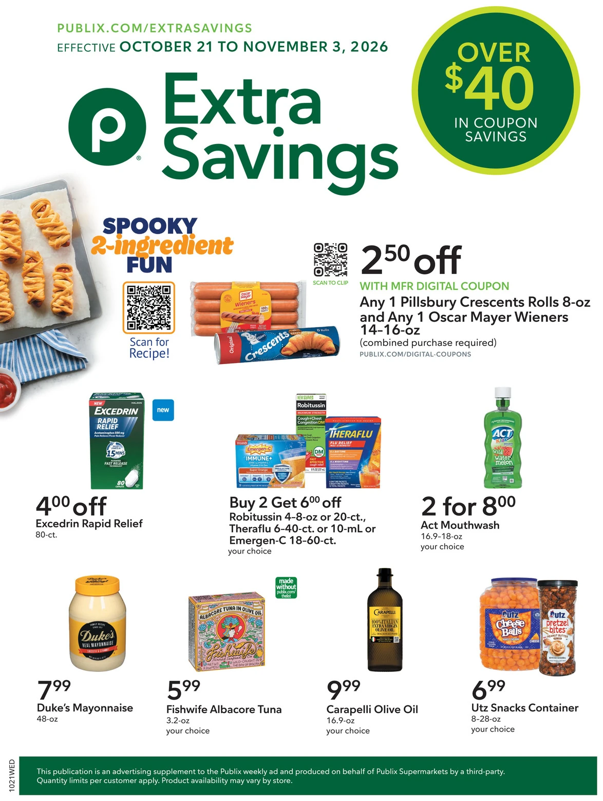 Publix weekly ad, page 1