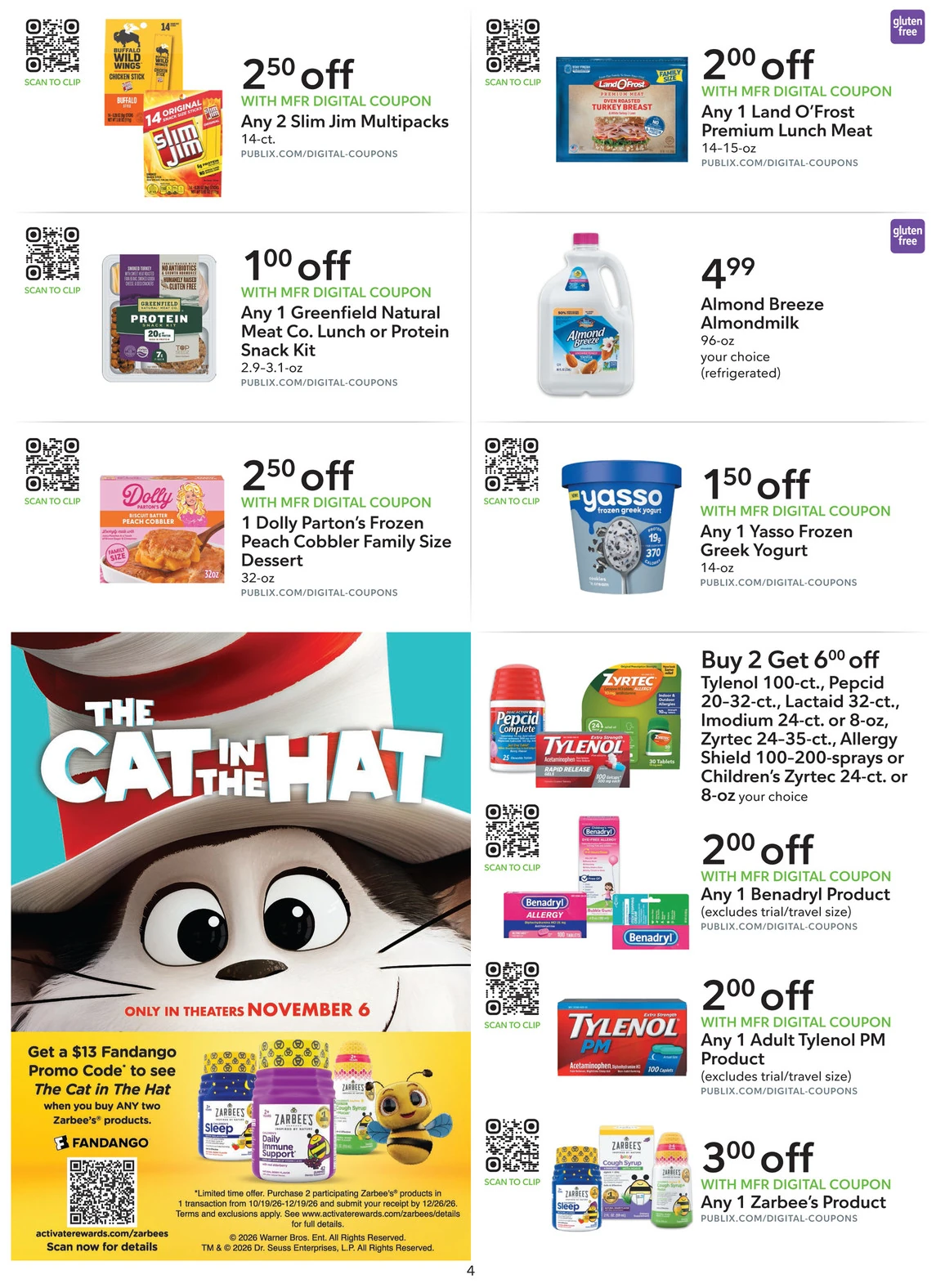 Publix weekly ad, page 4